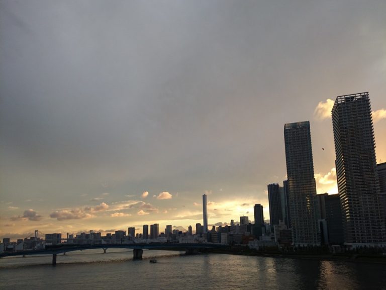 夕暮れ